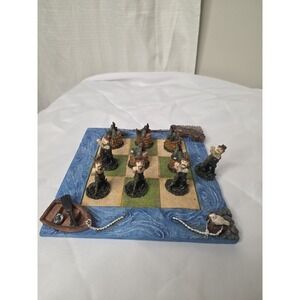Fisherman Tic Tac Toe Set Shoreline Rowboat Nautical Decor by Cedar Creek Father